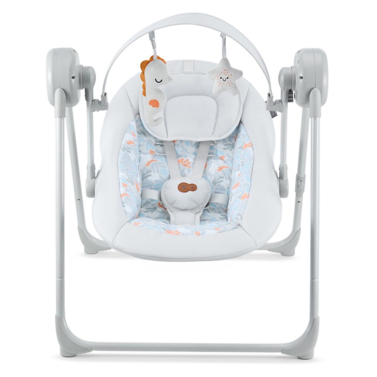 Kinderkraft stolica za ljuljanje SWINGEE grey - Слика 6