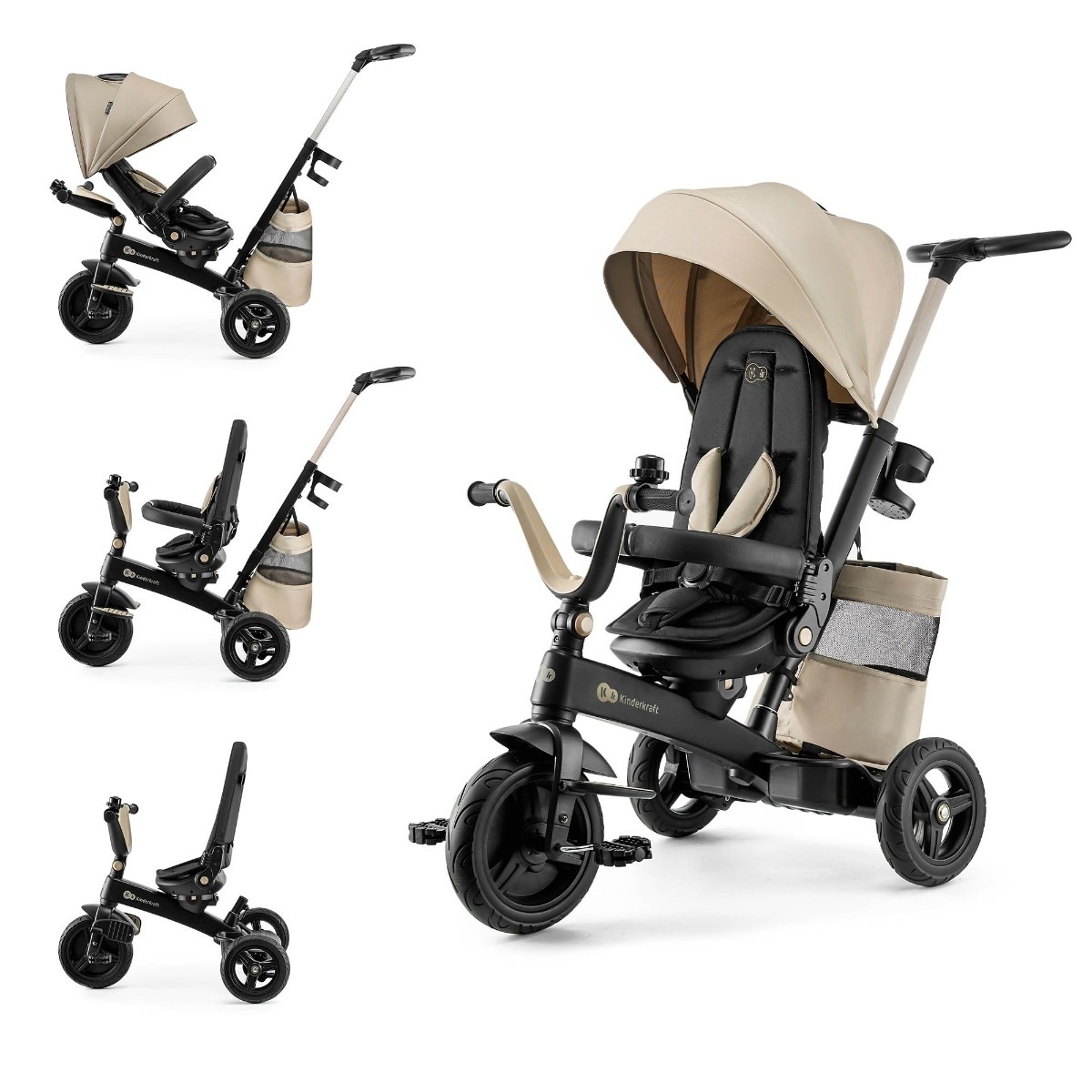 kinderkraft-tricikl-easy-twist-2u1-beige17368 KINDERKRAFT TRICIKL EASY TWIST 2U1 BEIGE - Слика 2