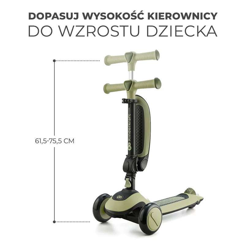 kinderkraft-trotinet-halley-grassland-green5238 KINDERKRAFT TROTINET HALLEY GRASSLAND GREEN - Слика 6