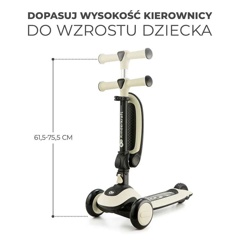 kinderkraft-trotinet-halley-stone-white5232 KINDERKRAFT TROTINET HALLEY STONE WHITE - Слика 5