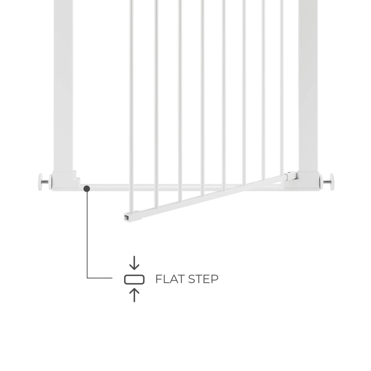 KINDERKRAFT ZAŠTITNA OGRADICA SAFE SNAP WHITE - Слика 4