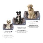 Krevet za kucne ljubimce L sivi - Слика 4