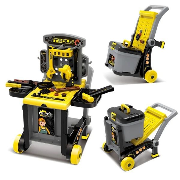 MAJSTORSKA RADIONICA ZA DECU SA ALATIMA 3U1 SKLOPIVA ECOTOYS