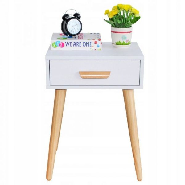 Nocni stocic 1 fioka Deva Bela