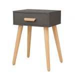 Nocni stocic 1 fioka Deva Siva - Слика 3