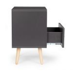 Nocni stocic 1 fioka Nova Siva - Слика 5