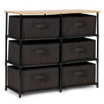 Police za odlaganje sa tekstilnim korpama, MODERNHOME