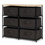 Police za odlaganje sa tekstilnim korpama, MODERNHOME - Слика 3