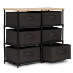 Police za odlaganje sa tekstilnim korpama, MODERNHOME - Слика 4