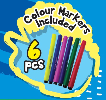 rollmatz-zoo-120x200-3 Podloga za igru Zoološki vrt + 6 flomastera 200 x 120cm Rollmatz - Слика 5