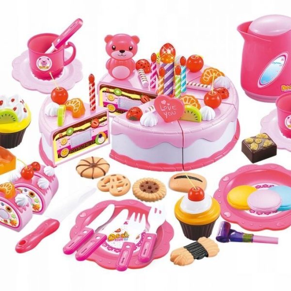 Set za rođendansku tortu sa 80 delova za sečenje i igru