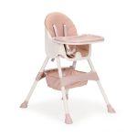 STOLICA ZA HRANJENJE 2U1 ECOTOYS PINK/WHITE - Слика 3