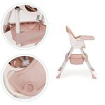 STOLICA ZA HRANJENJE 2U1 ECOTOYS PINK/WHITE - Слика 4