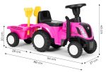 TRAKTOR SA PRIKOLICOM PINK ECOTOYS - Слика 8