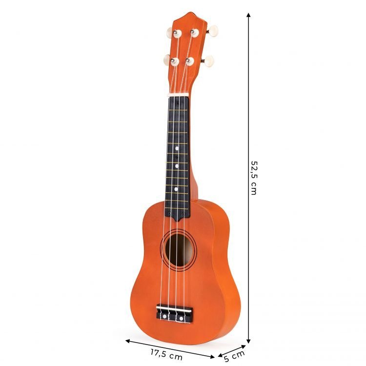 ukulele-gitara-za-decu-4-zice-braon13556 Ukulele gitara za decu 4 zice braon - Слика 6