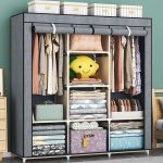 Veliki platneni garderober sa policama 3 - Слика 3