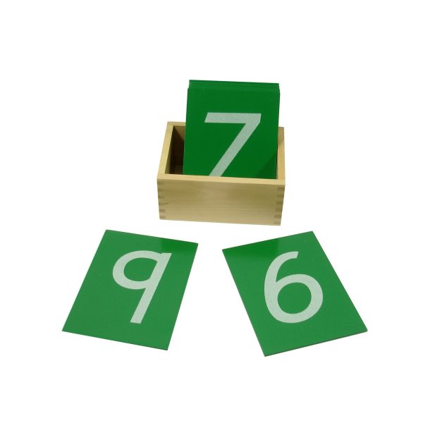 Montesori Taktilne kartice sa brojevima na šmirgl papiru