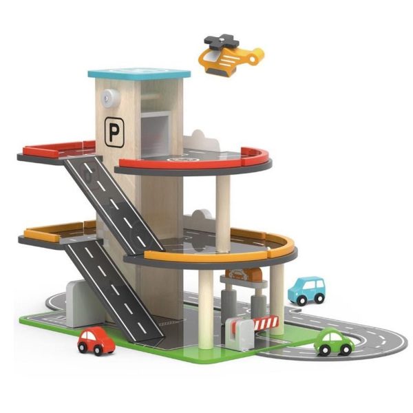 Viga Drvena garaža sa benzinskom pumpom