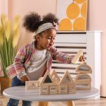 Viga Drvena velika senzorna geometrijska ogledala - Слика 3