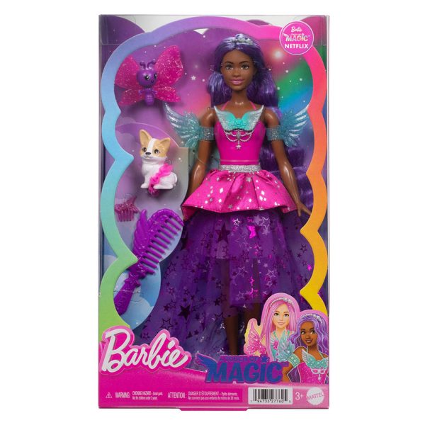 Barbie lutka set sa kucom i leptirom