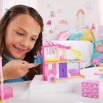 Barbieland mini kuća sa žutim toboganom - Слика 4