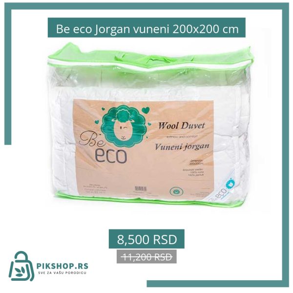 Be eco Jorgan vuneni 200x200 cm