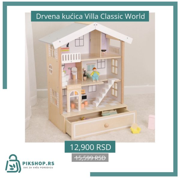 Drvena kućica Villa Classic World