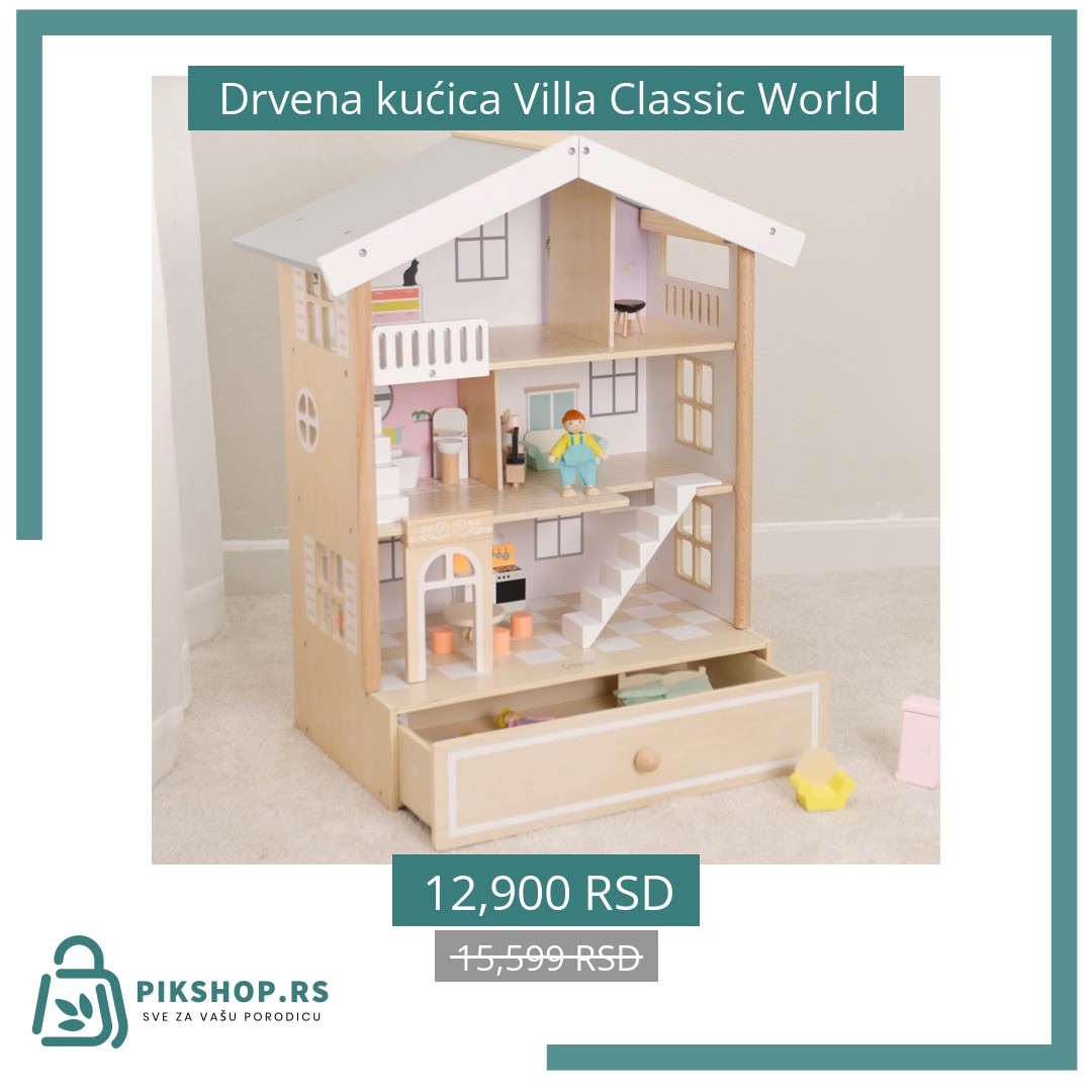 Social Image - Product #19554 Drvena kućica Villa Classic World - Слика 1
