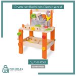 Drveni set Radni sto Classic World