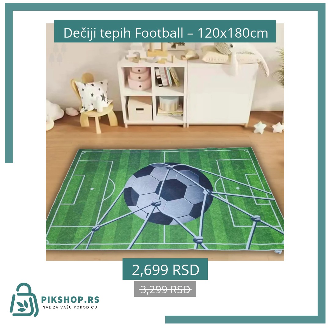 Social Image - Product #27015 Dečiji tepih Football – 120x180cm - Слика 1