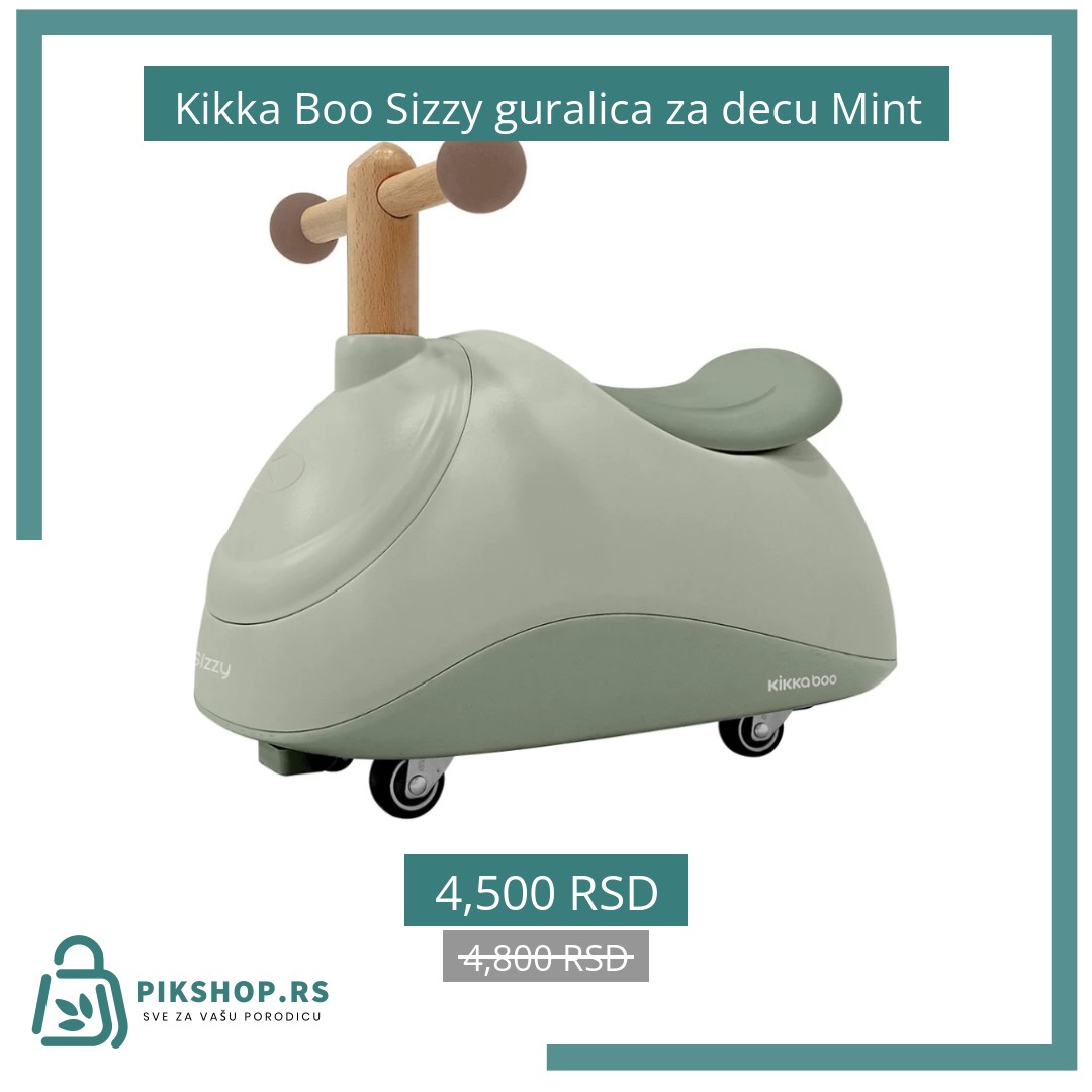 Social Image - Product #28560 Kikka Boo Sizzy guralica za decu Mint - Слика 1