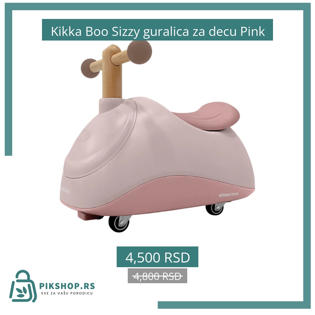 Social Image - Product #28562 Kikka Boo Sizzy guralica za decu Pink - Слика 1