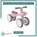 Kikka Boo Zipi guralica za bebe Pink, 12m+ - Слика 8