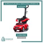 GURALICA ZA DECU MERCEDES CRVENI SA RUČKOM