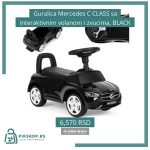 Guralica Mercedes C CLASS sa interaktivnim volanom i zvucima, BLACK