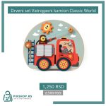 Drveni set Vatrogasni kamion Classic World