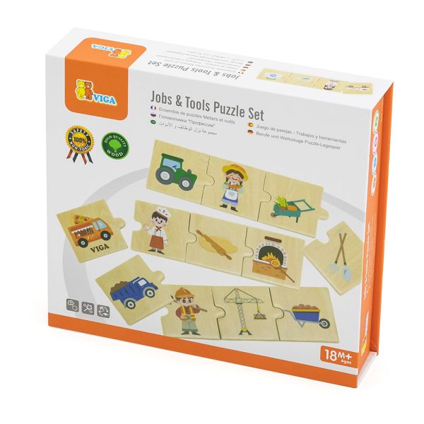 Viga puzzle - ljudi i njihova zanimanja