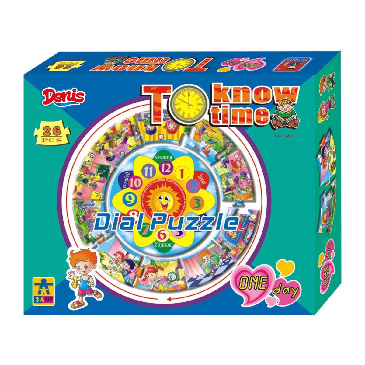 01-505000-1 Slagalica Nauči sat - Слика 1