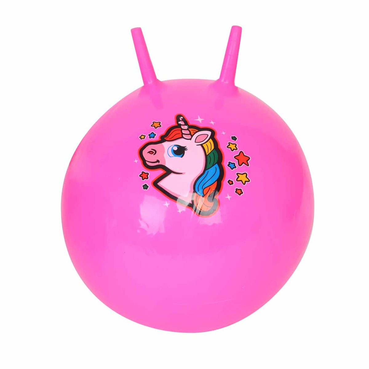 04-040000-1 Lopta za skakanje roze, na naduvavanje prečnik 55 cm - Слика 1