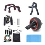 Fitnes set sa setom elastičnih otpornih traka