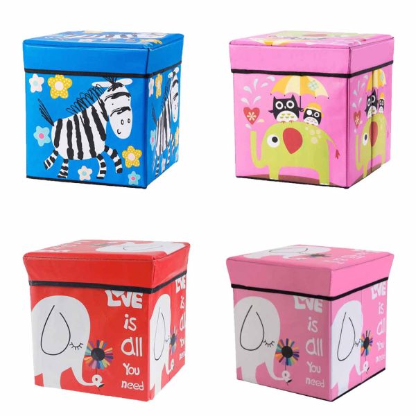 Kutija za odlaganje igračaka za decu, razni dezeni