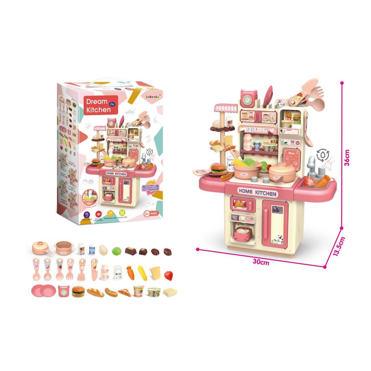 36T-2(无喷雾) Sara kuhinjski set 32 delova - Слика 1