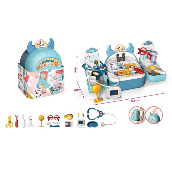 Sara medicinski ruksak-kofer 2u1, 15 delova