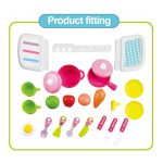 Kuhinjski set u torbi - roze - Слика 4