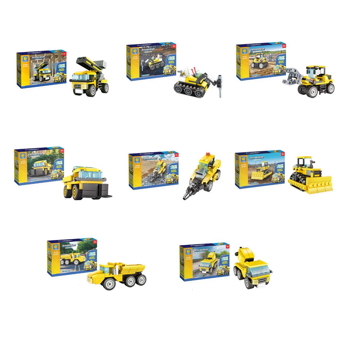 N-Brik mini kockice za slaganje- kamioni, 8 vrsta - Слика 2