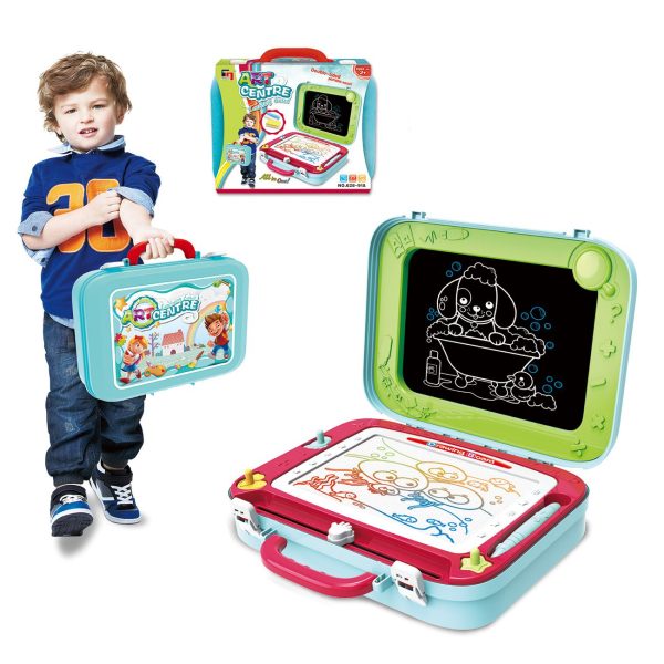 Dvostrana tabla za crtanje/pisanje u koferu