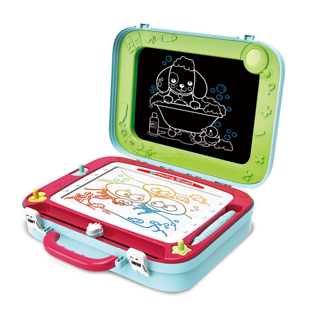 Dvostrana tabla za crtanje/pisanje u koferu - Слика 2