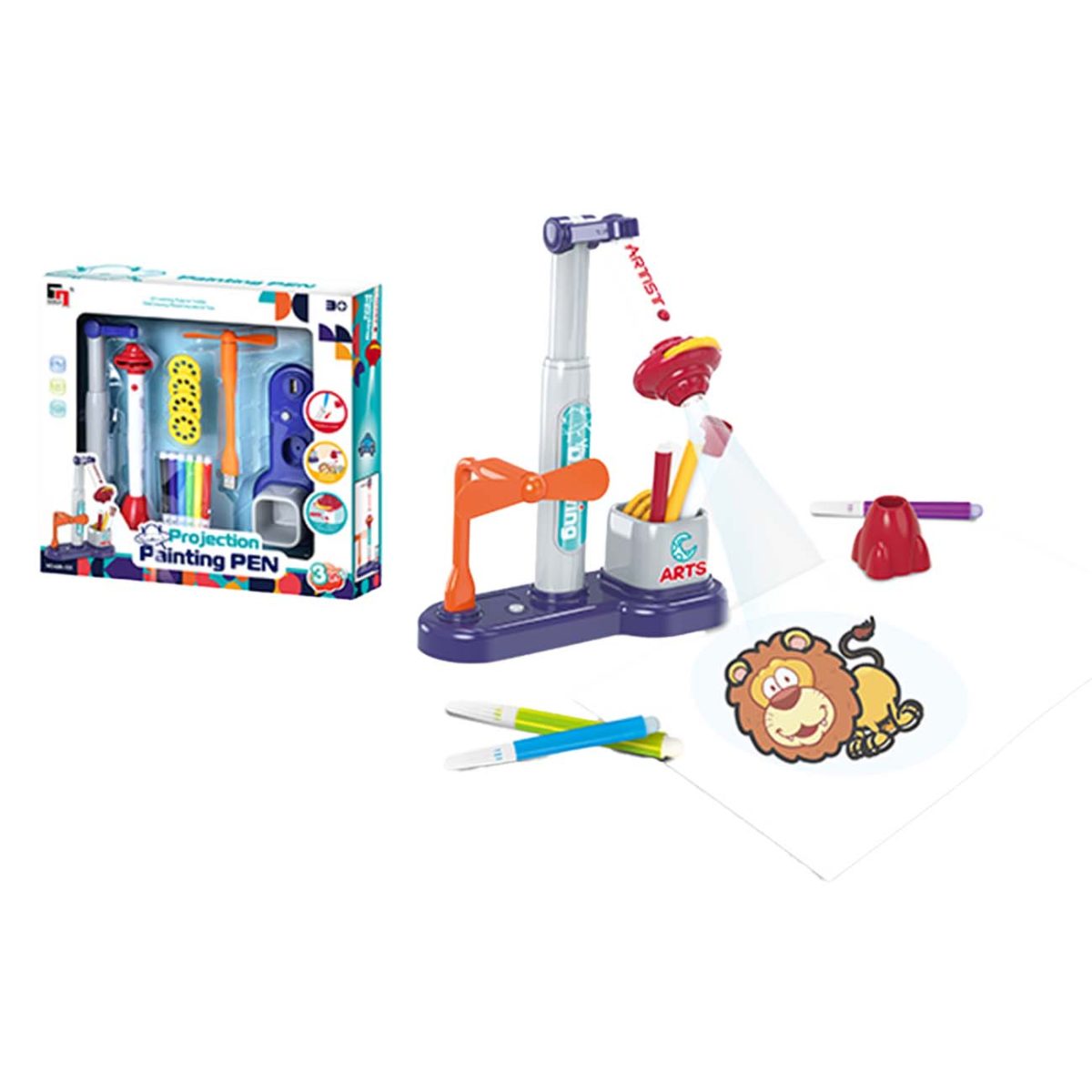 35-664000-1 Projektor za crtanje 3u1 sa USB ventilatorom - Слика 1