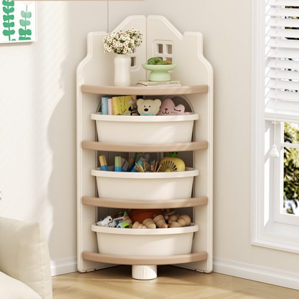 Sistem za odlaganje ugaoni (bež + bela boja)