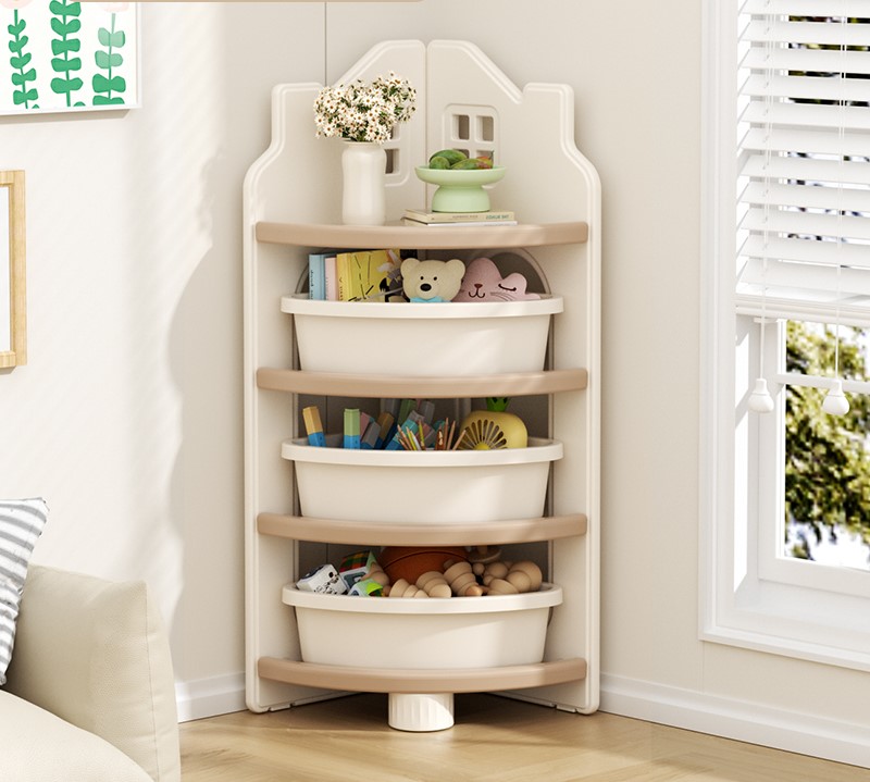 4-2 Sistem za odlaganje ugaoni (bež + bela boja) - Слика 1